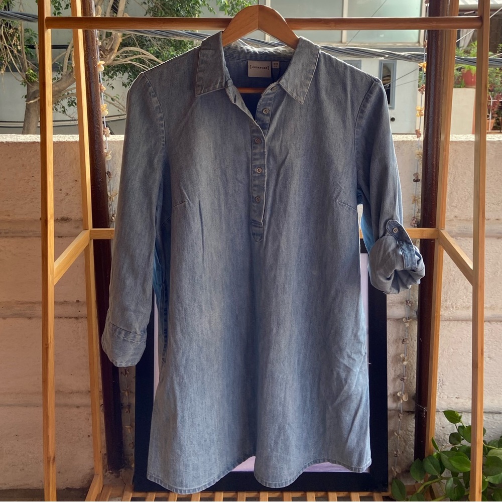 Junarose Denim  Dress. Size- 38 - Picture 4 of 8